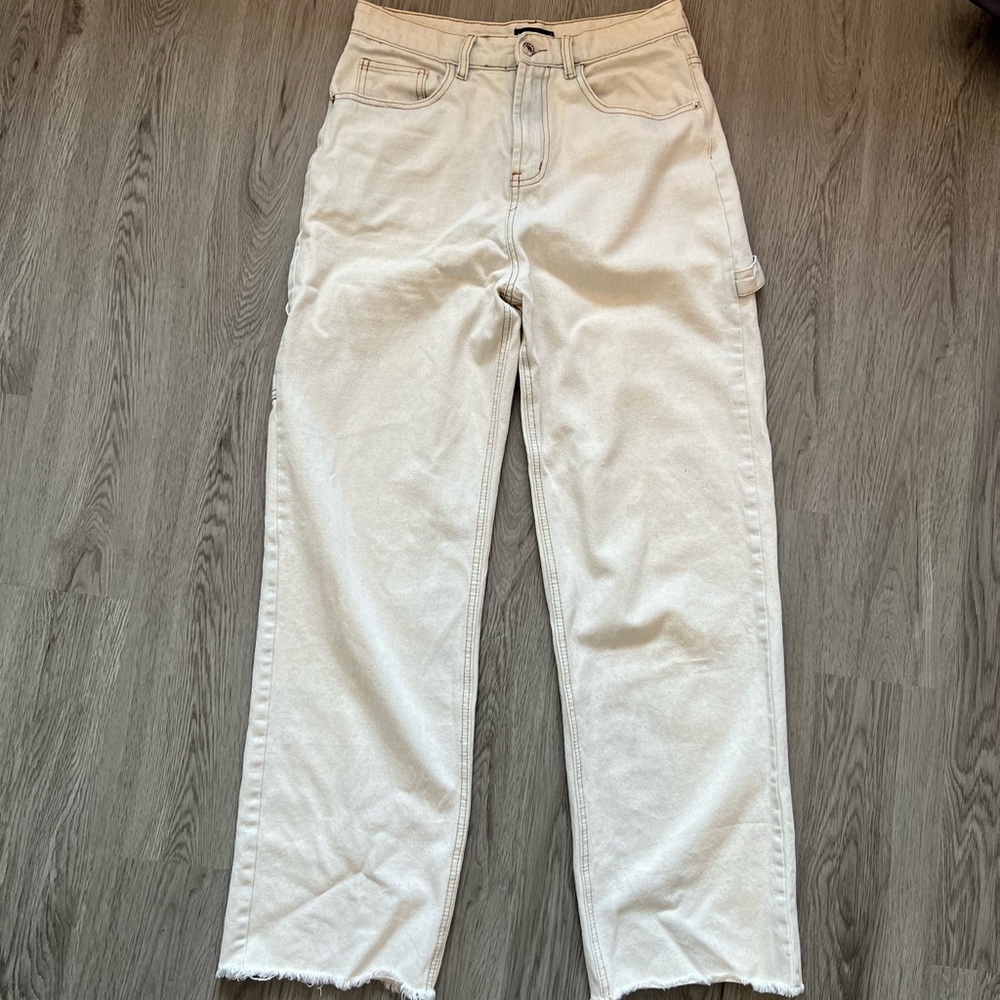 Off white/ cream jeans